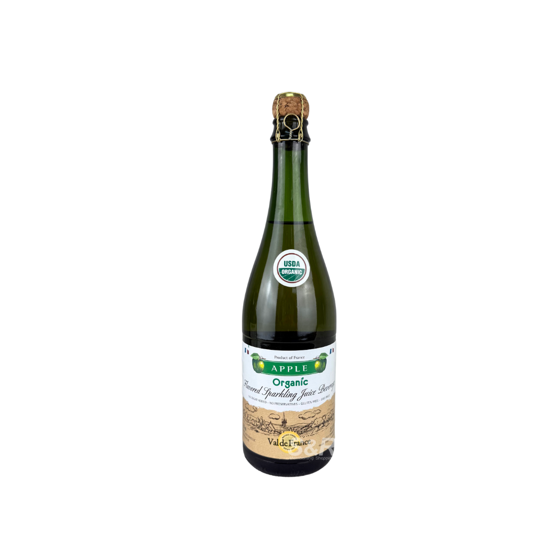 Valde France Organic Apple Flavored Sparkling Juice 750mL